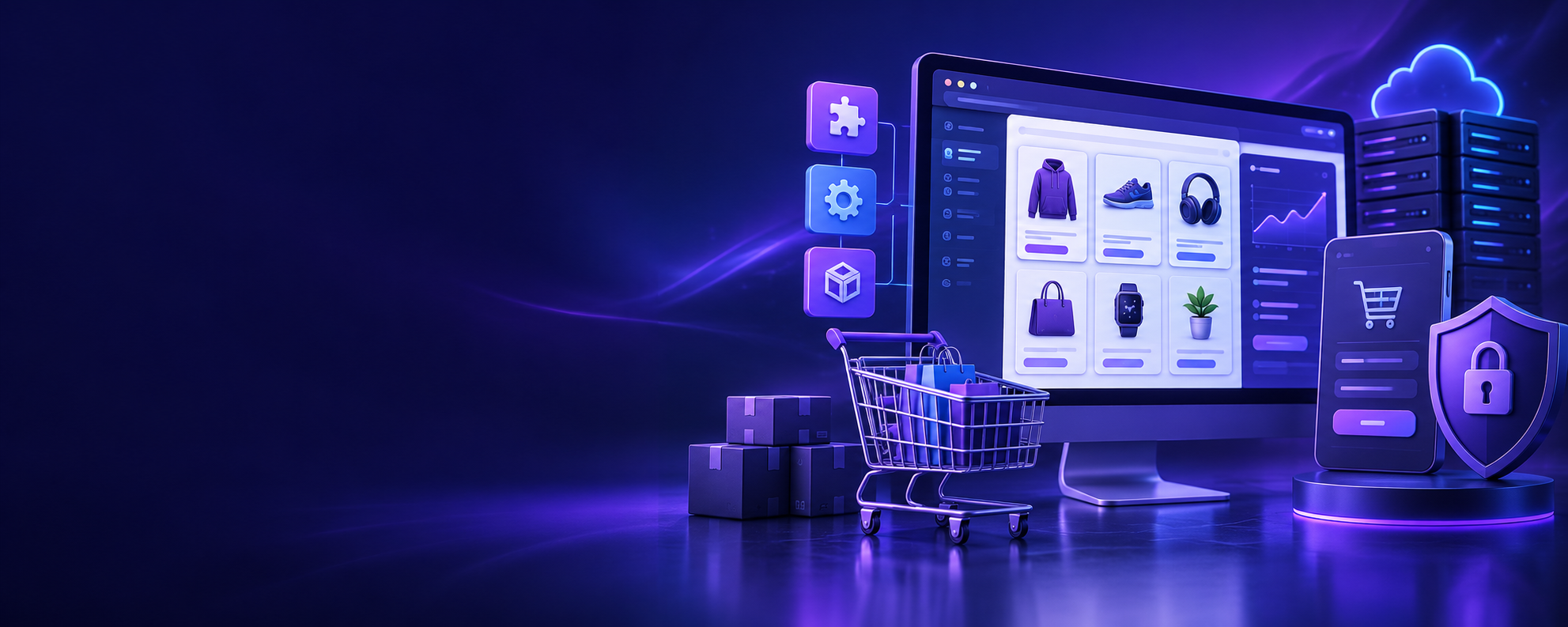 Digital services, ecommerce and cloud hosting