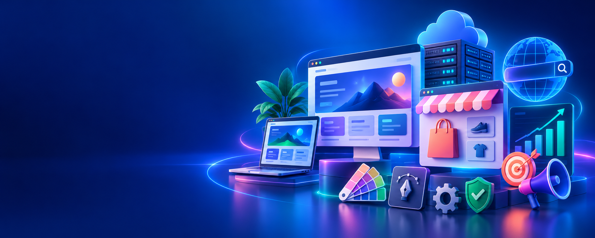 Digital services, ecommerce and cloud hosting